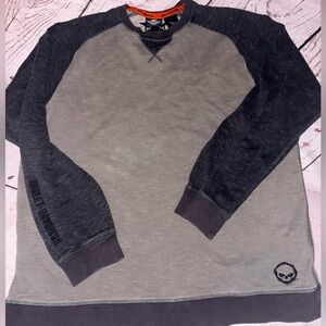 Men’s Harley Davidson XL sweater with embroidery on lower sleeve